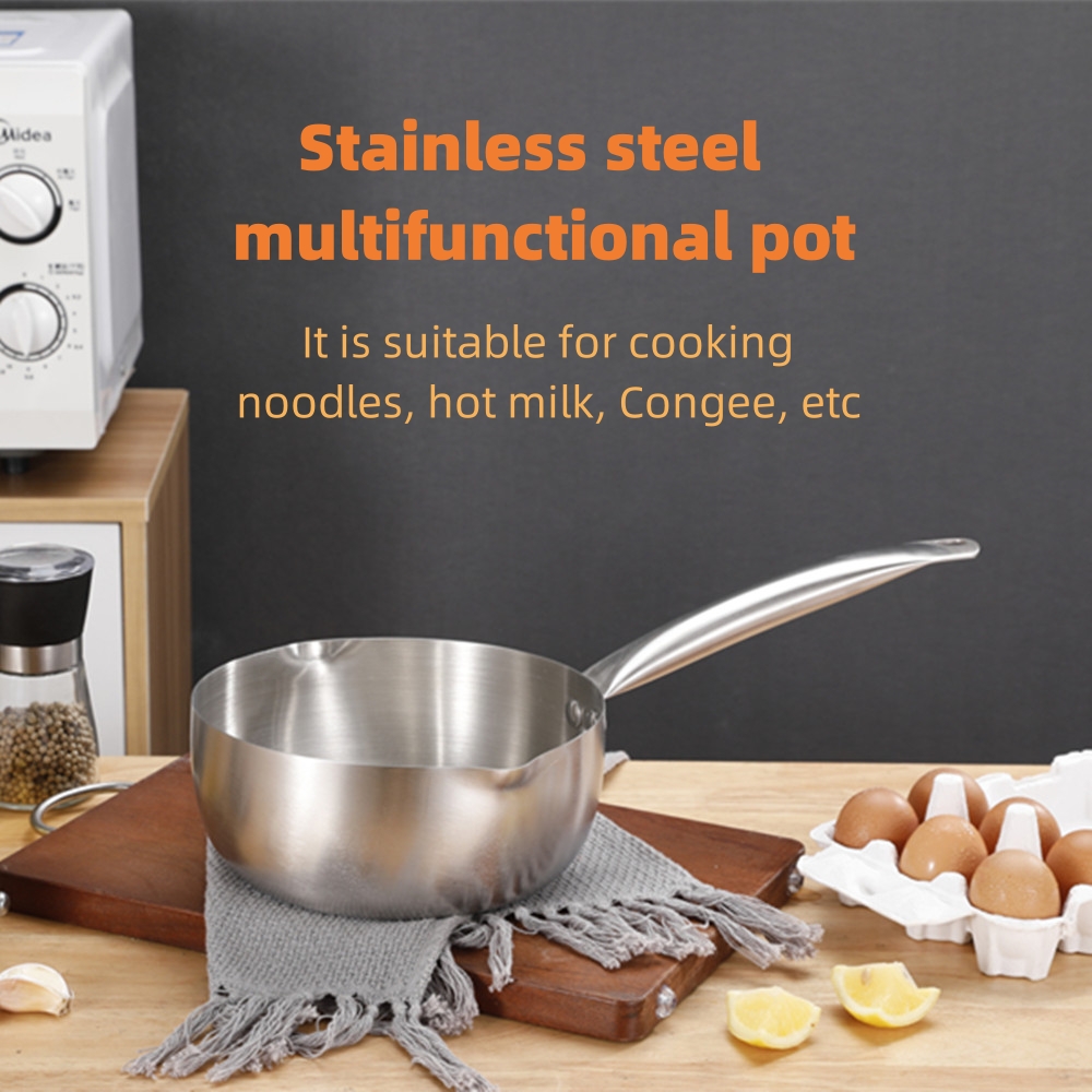 Home Cooking Japanese Food - Mini stainless steel pot, Japanese uncoated
