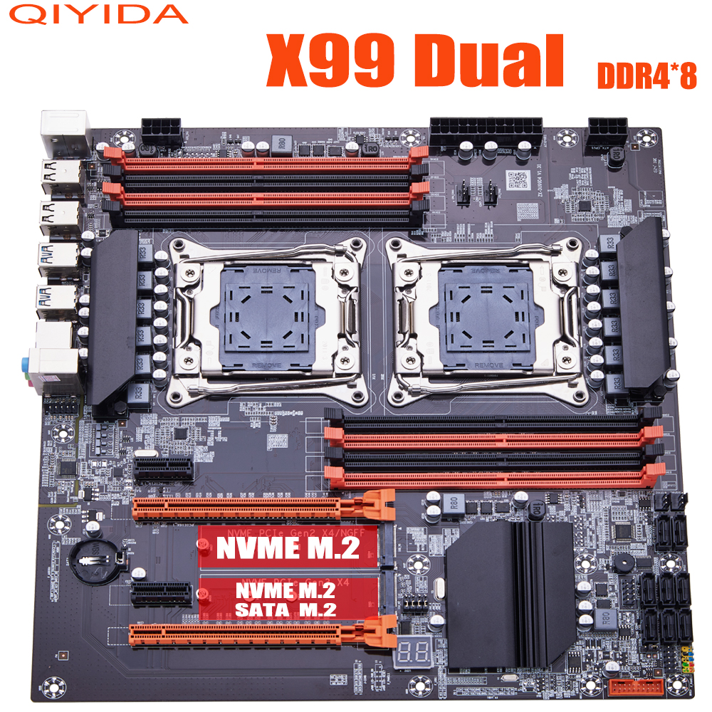 Home Cooking Videos - QIYIDA X99 Motherboard Dual X99 C612