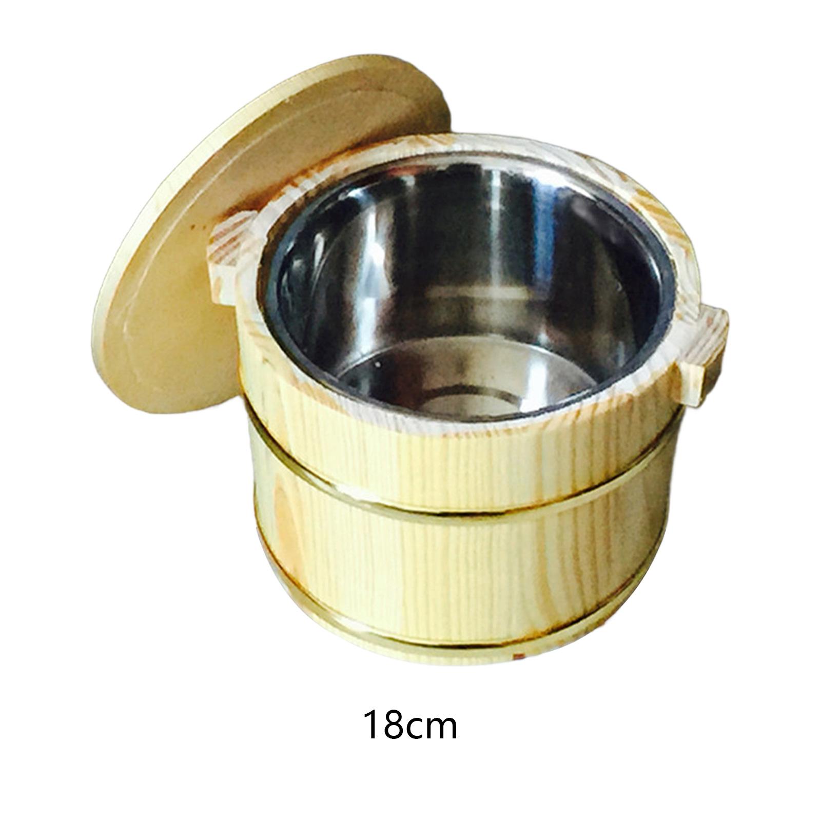 Home Cooking Japanese Food - Japanese Rice Bucket Serving Unique Soup
