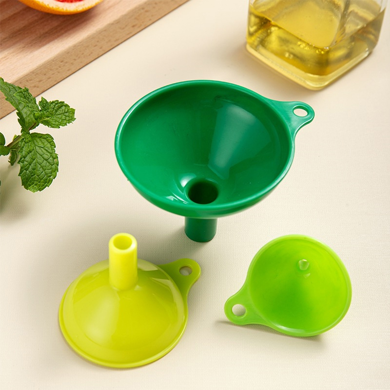 3Pcs Set Kitchen Funnel Dispen - Home Cooking Oil ulasan dan harga