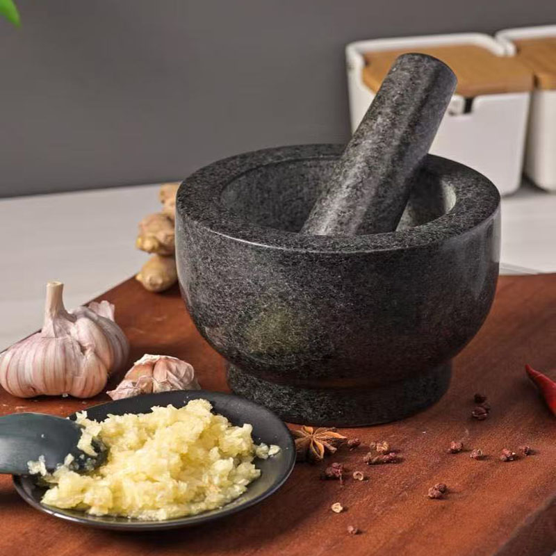 Stone Mortar Marble Mortar Gra - Mortar Pestle Granite ulasan dan harga