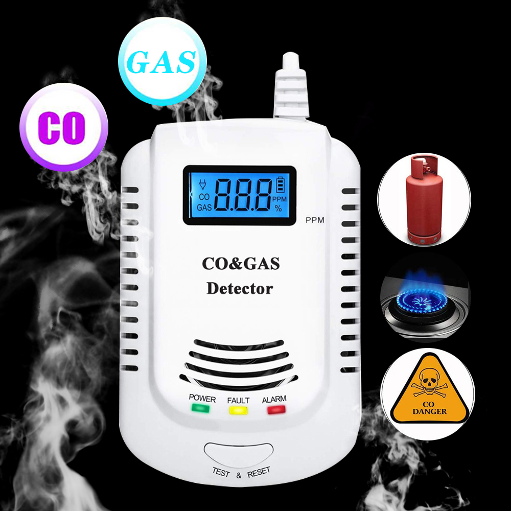 2 in 1 Gas Detector, Plug-in H - Home Cooking Gas ulasan dan harga
