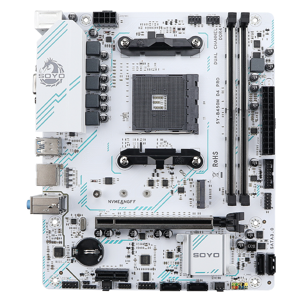 SOYO AMD B450M Motherboard Dua - Home Cooking Videos ulasan dan harga