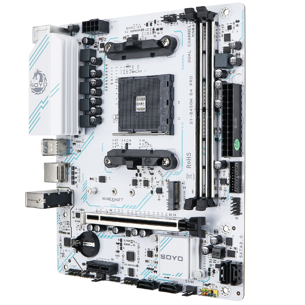 SOYO AMD B450M Motherboard Dua - Home Cooking Videos ulasan dan harga