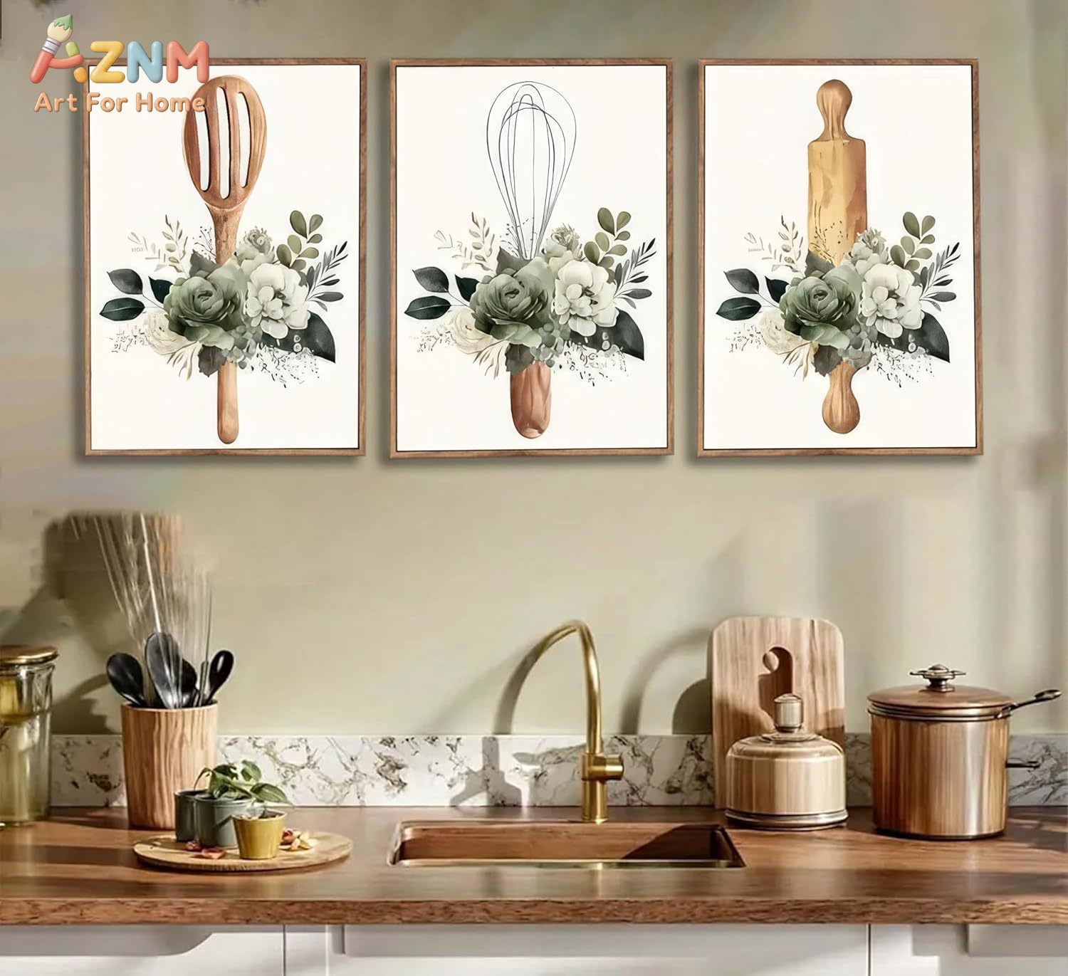 AZNM Kitchen Utensils Floral C - Home Cooking Oil ulasan dan harga