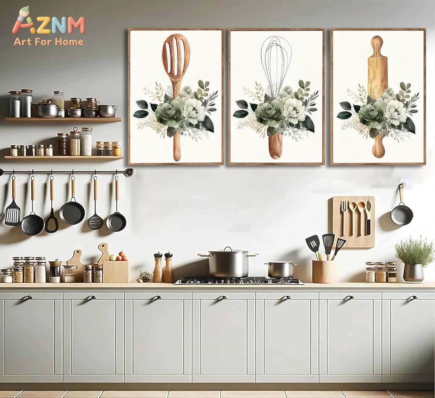 AZNM Kitchen Utensils Floral C - Home Cooking Oil ulasan dan harga