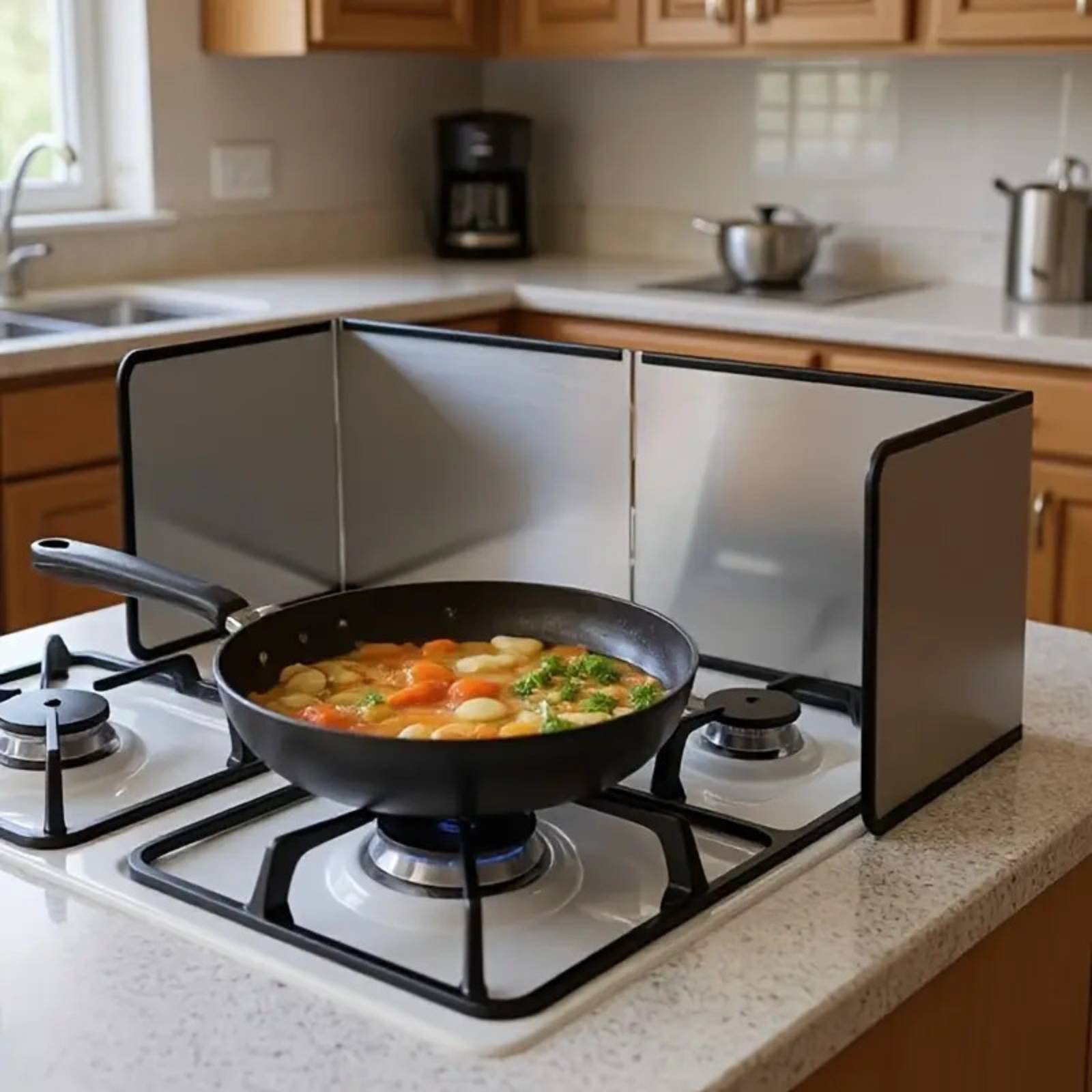 Gas Cooktop Oil Guard Heat-Res - Home Cooking Gas ulasan dan harga