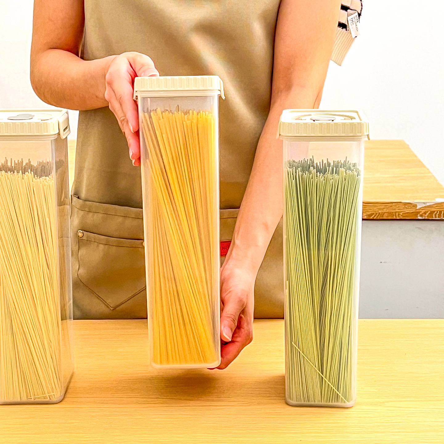Noodles Sealed Storage Box Wit - Home Cooking Food ulasan dan harga