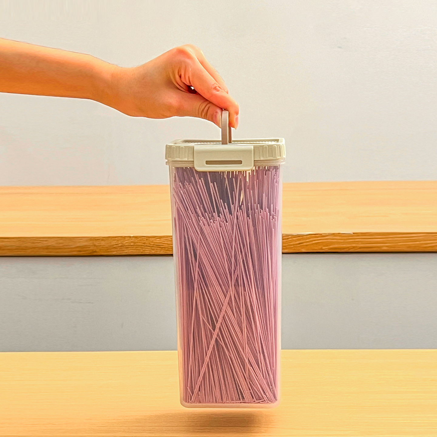 Noodles Sealed Storage Box Wit - Home Cooking Food ulasan dan harga