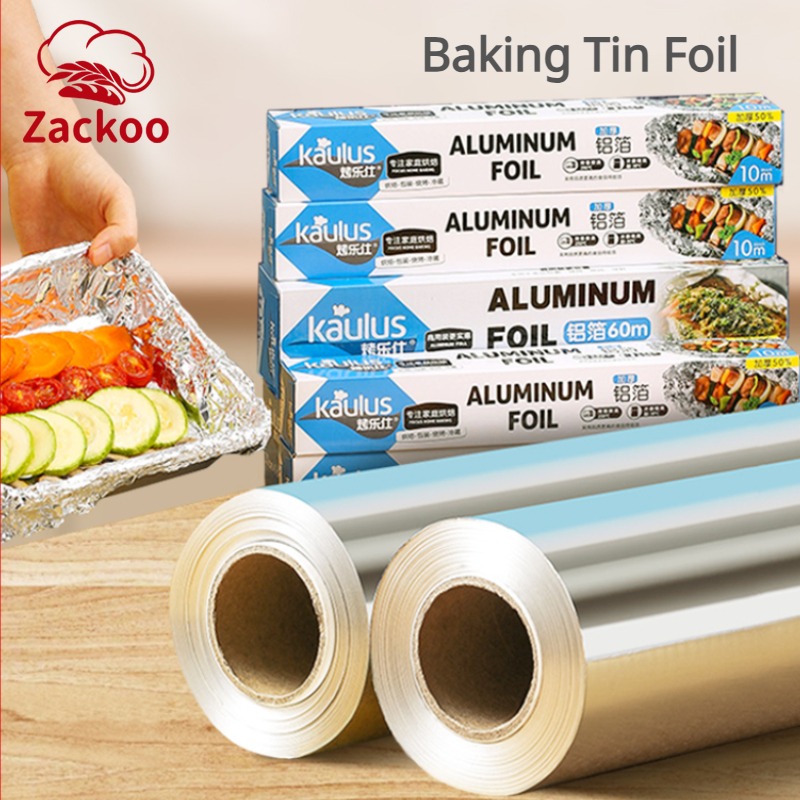 Zackoo 10/20/40M Aluminium Foi - Home Cooking Oil ulasan dan harga