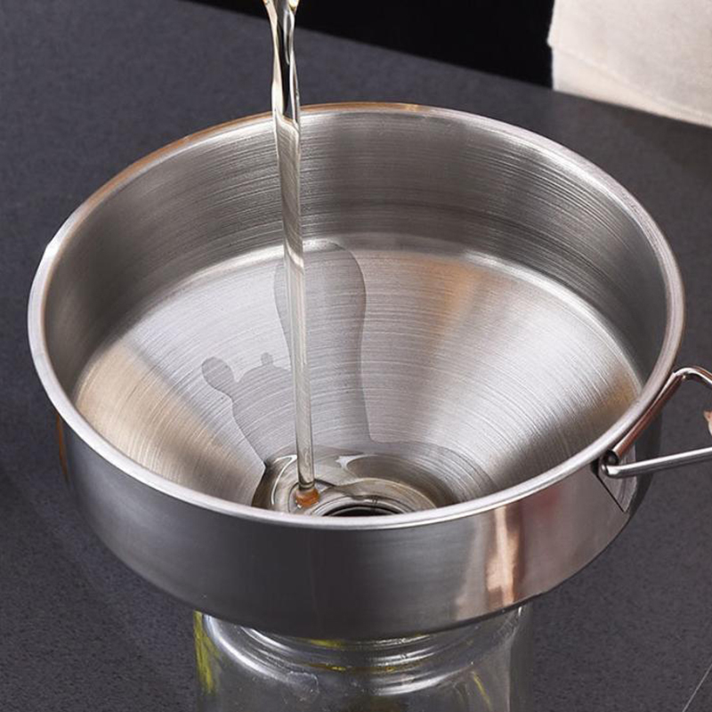 Metal Funnel For Canning Kitch - Home Cooking Oil ulasan dan harga