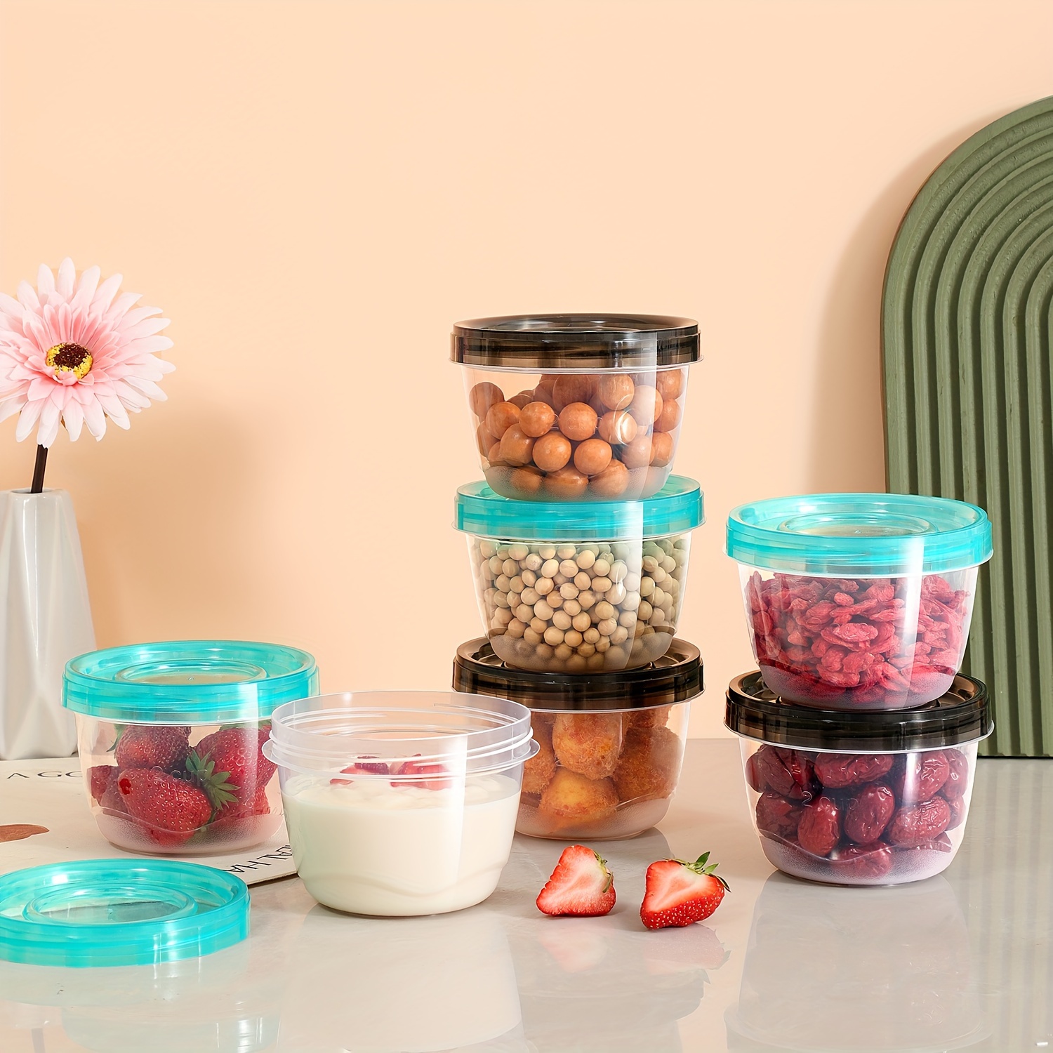 2 Transparent Sealed Food Stor - Home Cooking Food ulasan dan harga