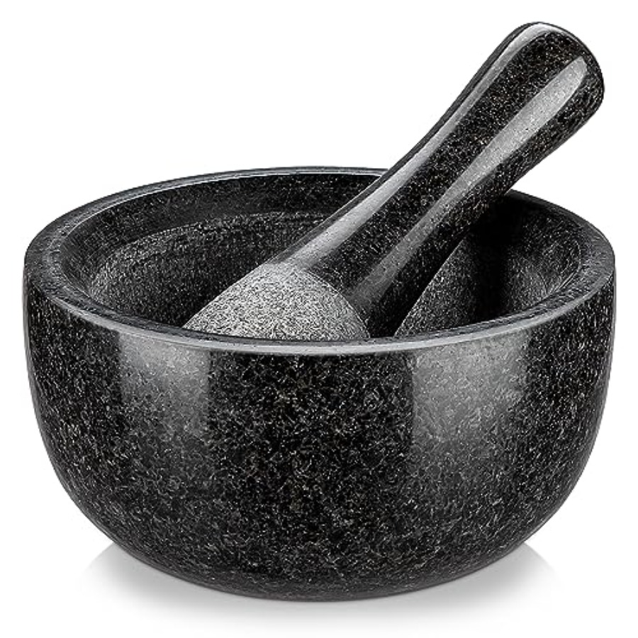 Velaze Large Mortar and Pestle - Mortar Pestle Granite ulasan dan harga