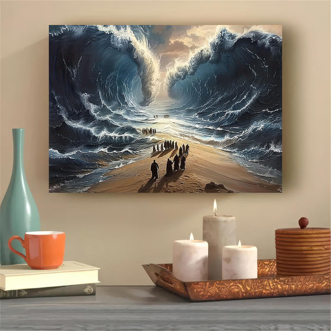 Canvas Wall Art, Frameless Pos - Home Cooking Oil ulasan dan harga