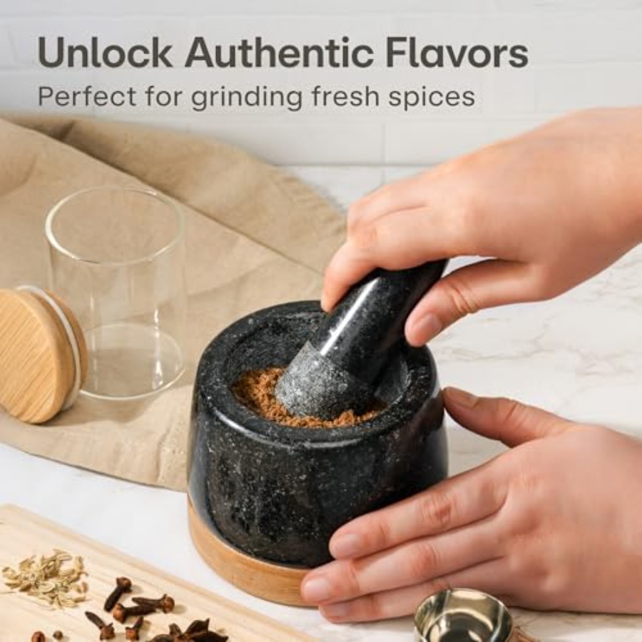 Small Mortar and Pestle Set fo - Mortar Pestle Granite ulasan dan harga