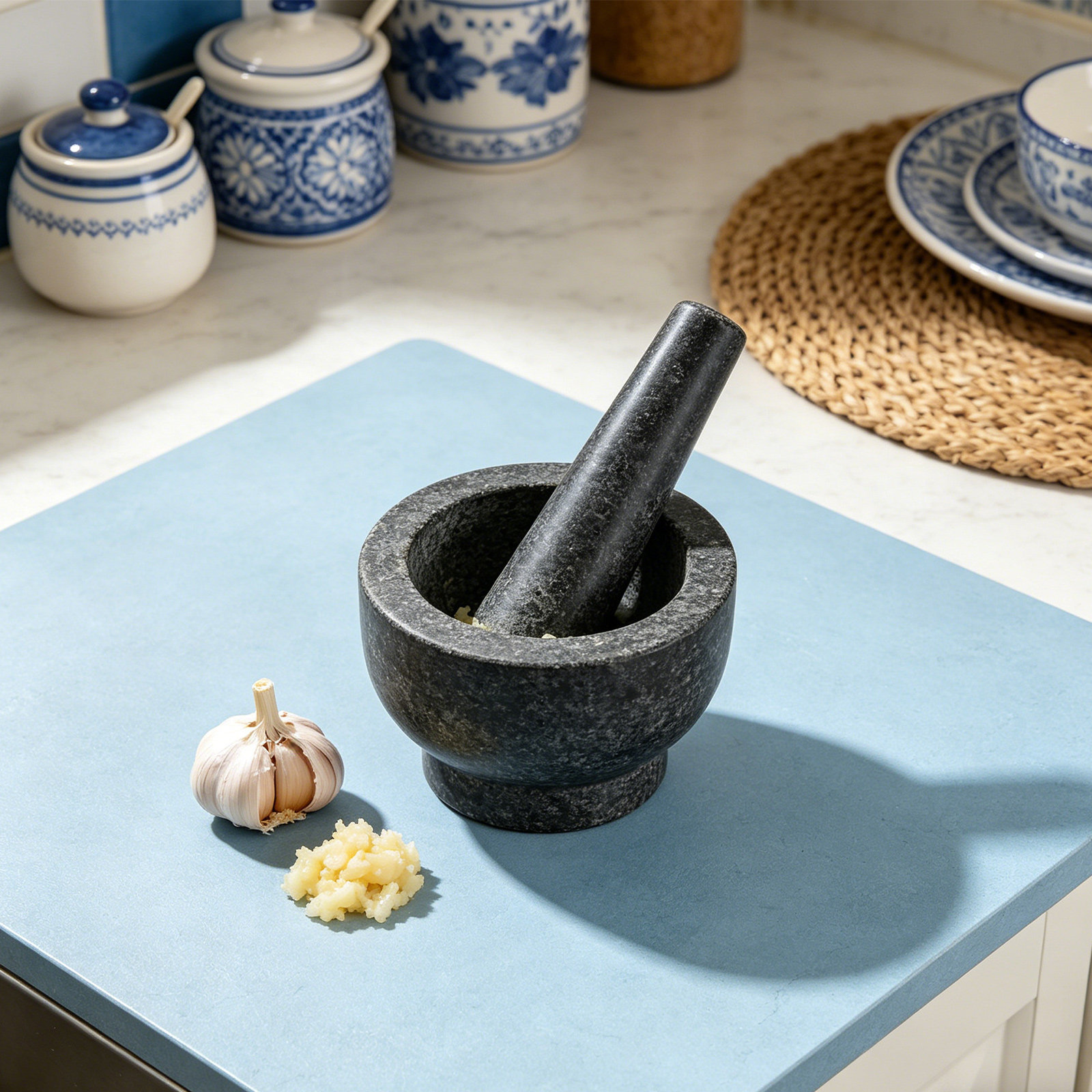 Stone Pestle 6 Inch Heavy Unpo - Mortar Pestle Granite ulasan dan harga