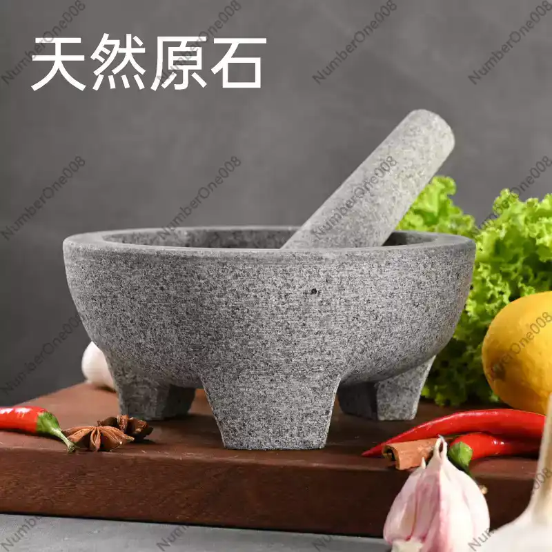 Natural Stone Granite Mortar P - Mortar Pestle Granite ulasan dan harga