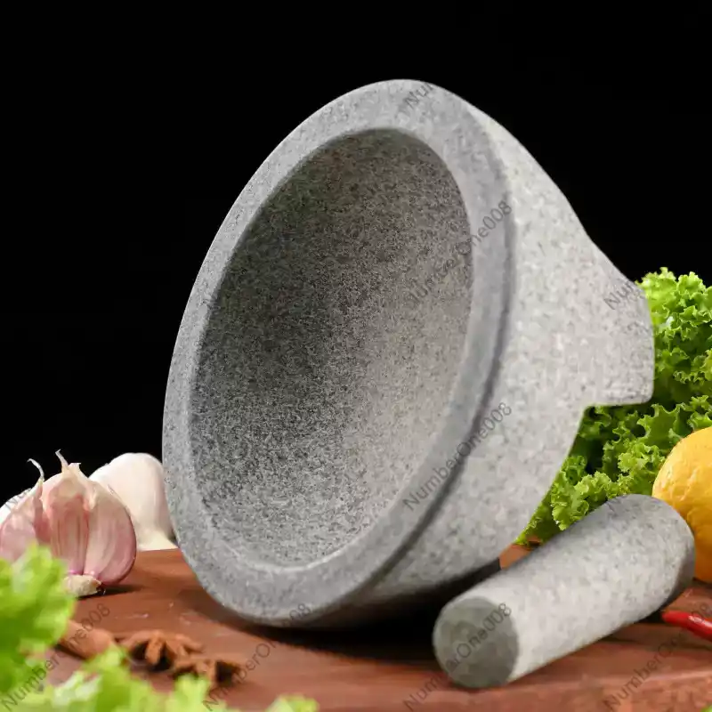 Natural Stone Granite Mortar P - Mortar Pestle Granite ulasan dan harga
