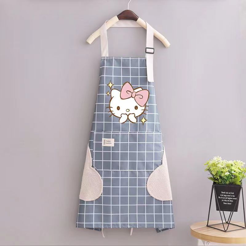 Hello Kitty Apron Cute Cartoon - Home Cooking Oil ulasan dan harga