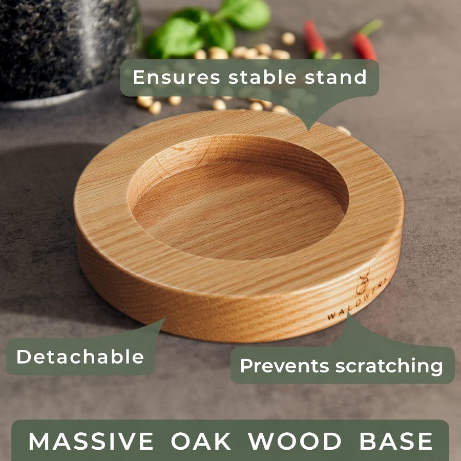 WALDWERK Mortar and Pestle Set - Mortar Pestle Granite ulasan dan harga