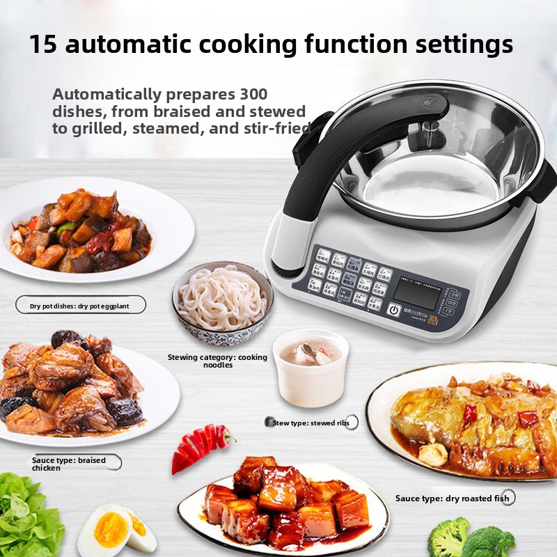 E15 Smart Cooking Robot, Large - Home Cooking Oil ulasan dan harga