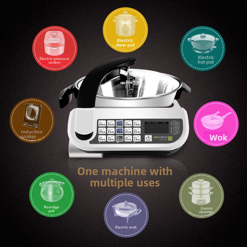 E15 Smart Cooking Robot, Large - Home Cooking Oil ulasan dan harga