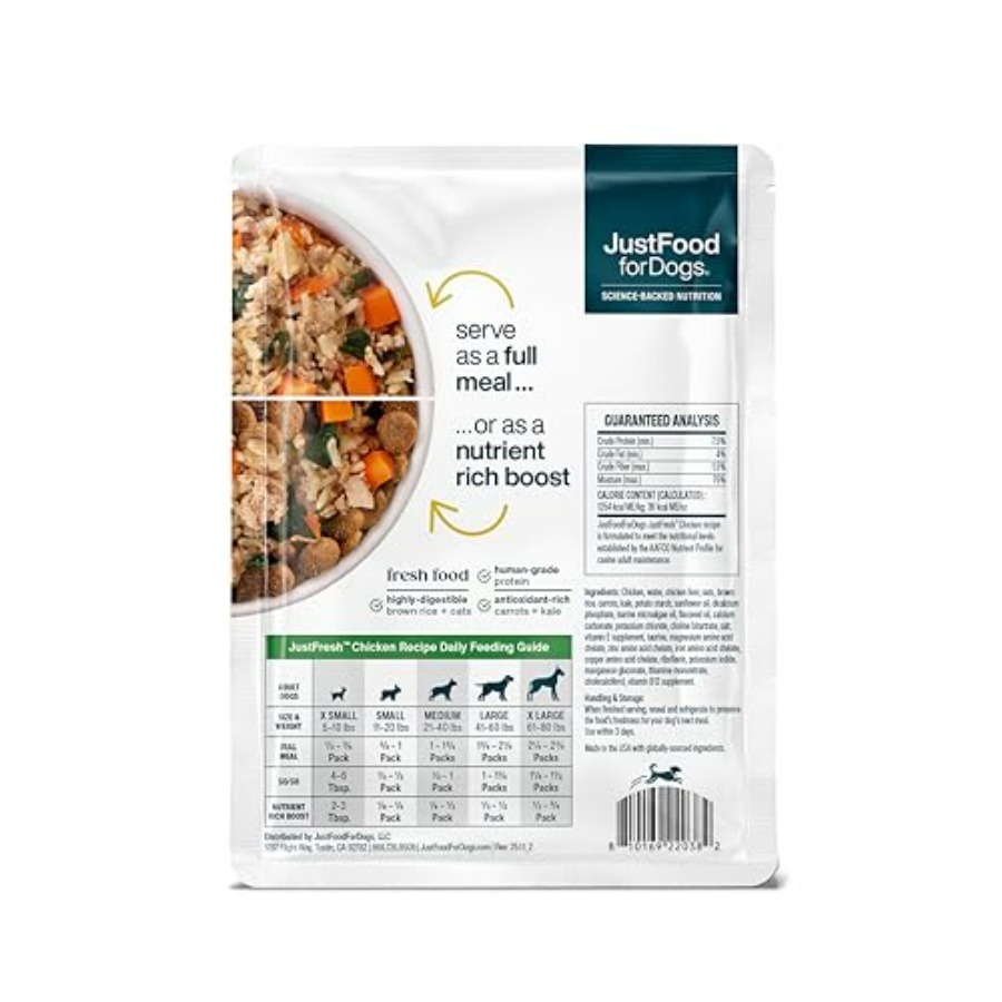 JustFresh Wet Dog Food, Fresh  - Home Cooking Dog Food ulasan dan harga