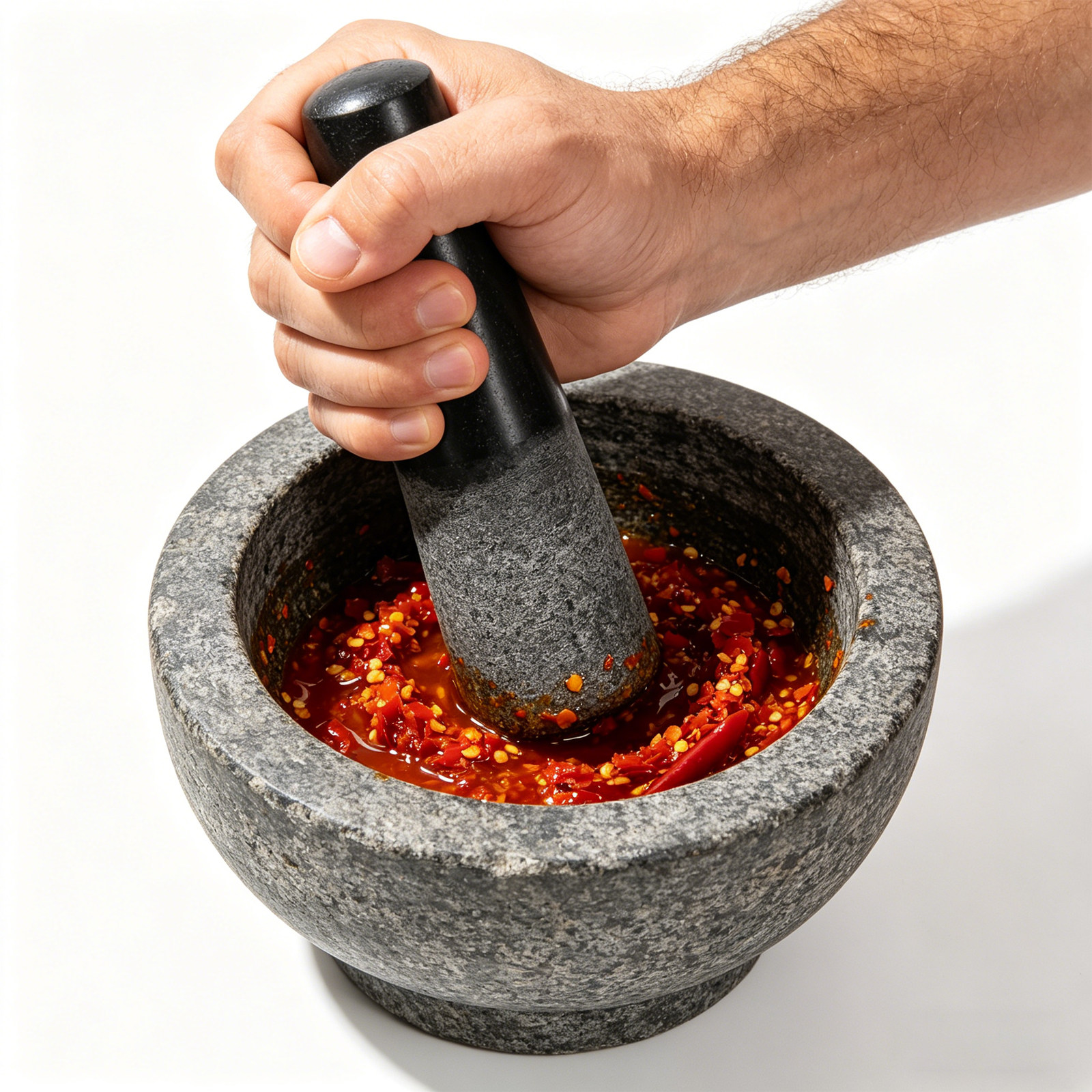 Stone Mortar And Garlic Pestle - Mortar Pestle Granite ulasan dan harga