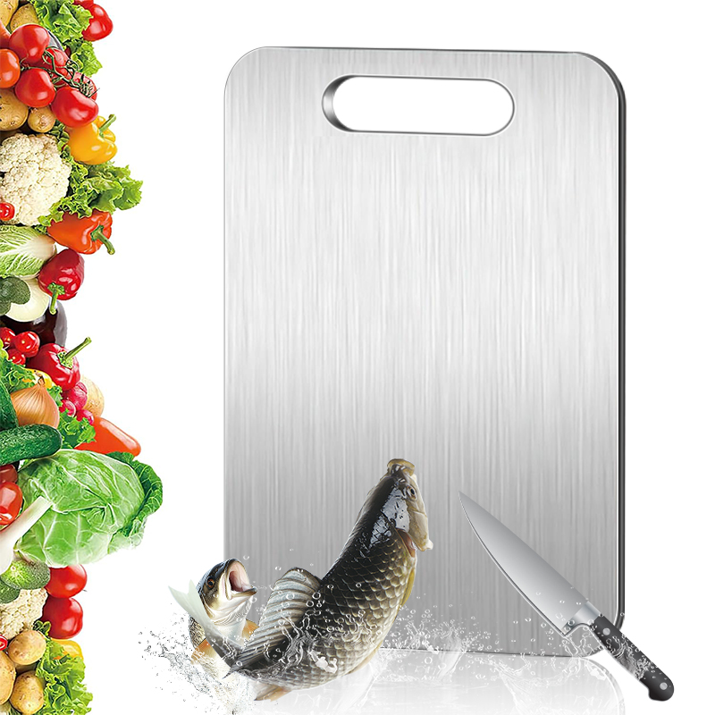1pc Stainless Steel Cutting Bo - Home Cooking Food ulasan dan harga