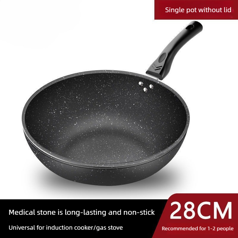 Maifan Stone Cooking Pan Less  - Home Cooking Oil ulasan dan harga