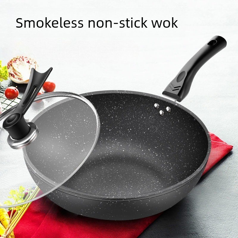 Maifan Stone Cooking Pan Less  - Home Cooking Oil ulasan dan harga