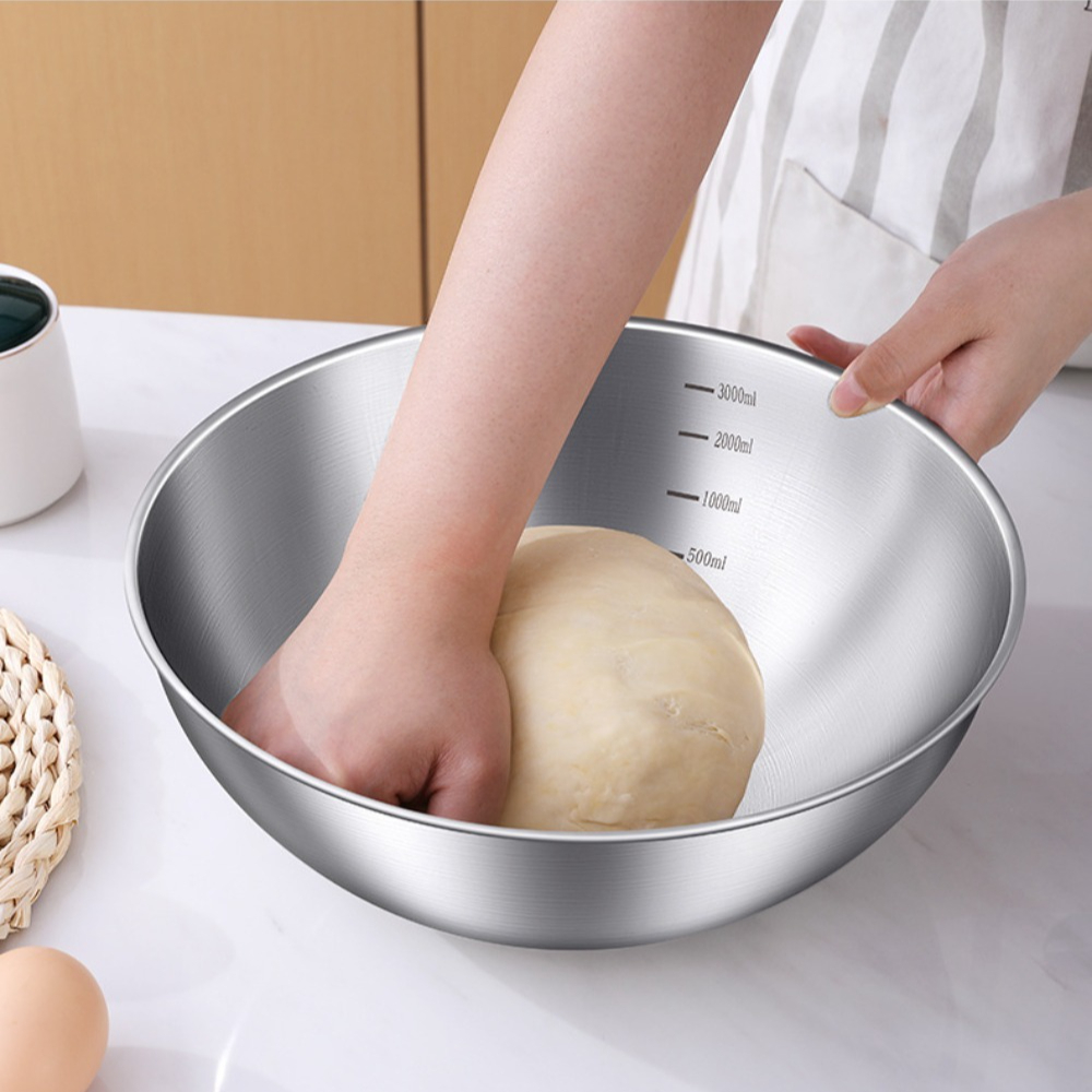 3pcs Stainless Steel Bowl Set  - Home Cooking Food ulasan dan harga